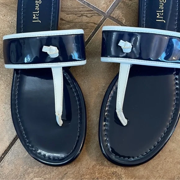 J.McLaughlin Leslie Patent Leather Sandals - Picture 3 of 4